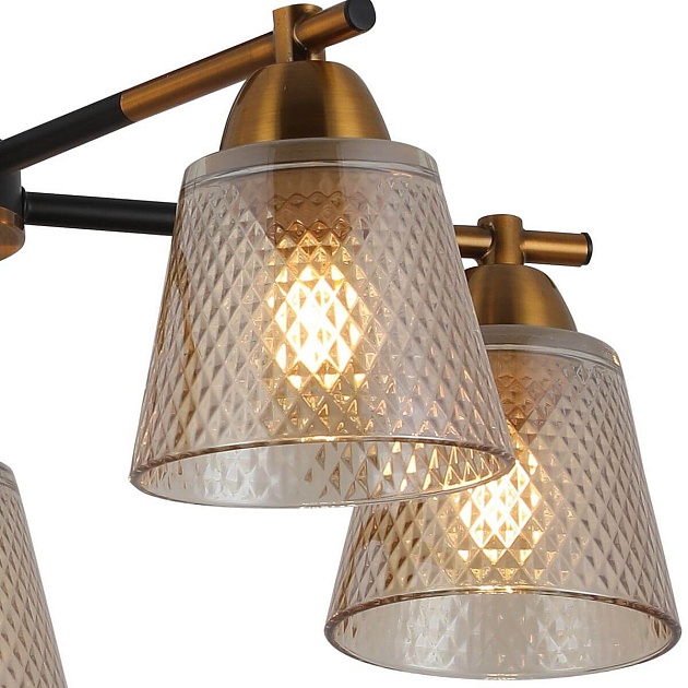 Потолочная люстра Illumico IL8226-5COU-79 BK GD Фото № 2