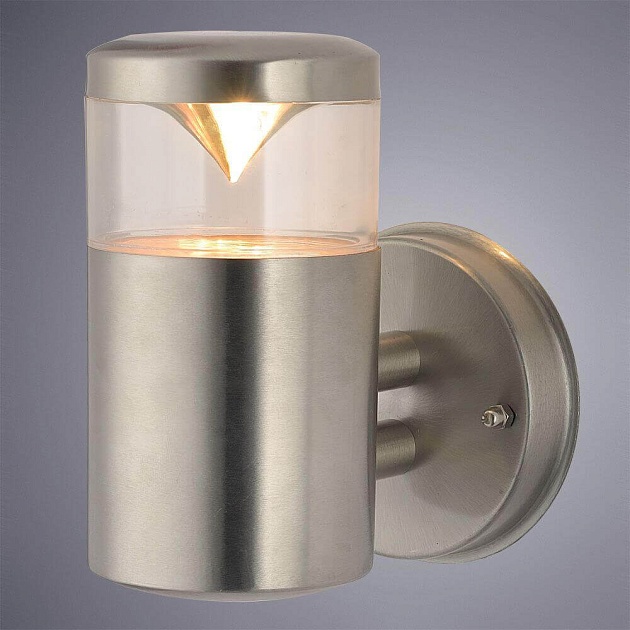 Уличный настенный светильник Arte Lamp Intrigo A8161AL-1SS изображение 2 Уличный настенный светильник Arte Lamp Intrigo A8161AL-1SS Фото № 2
