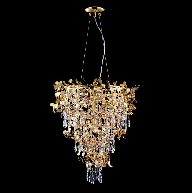 Подвесная люстра Crystal Lux Romeo SP10 Gold D600 Фото № 1