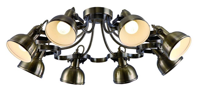 Потолочная люстра Arte Lamp Martin A5216PL-8BR изображение 3 Потолочная люстра Arte Lamp Martin A5216PL-8BR Фото № 3