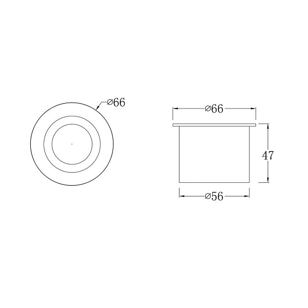 Встраиваемый светодиодный светильник Maytoni Limo O037-L3W3K Фото № 4