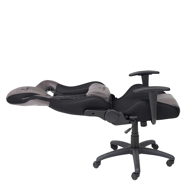 Игровое кресло AksHome Royal серо-коричневый, велюр 85992 Фото № 14