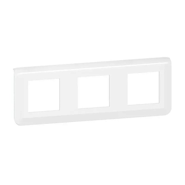 Рамка 2х3 модуля Legrand Mosaic белая 277806L Фото № 1