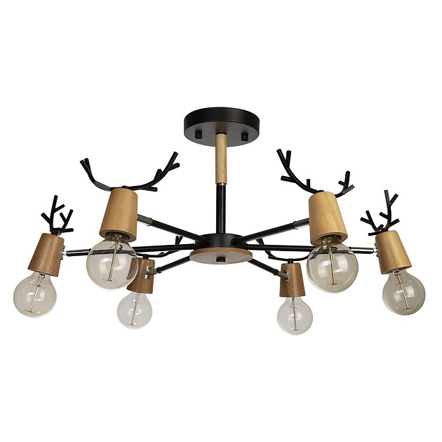 Потолочная люстра Loft IT Sven 10024/6 Black Фото № 1