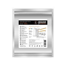 Светодиодная влагозащищенная лента Gauss 4,8W/m 60LED/m 2835SMD теплый белый 5M 356000105 4