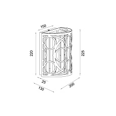Настенный светильник Vele Luce Riccio VL3164W02 4