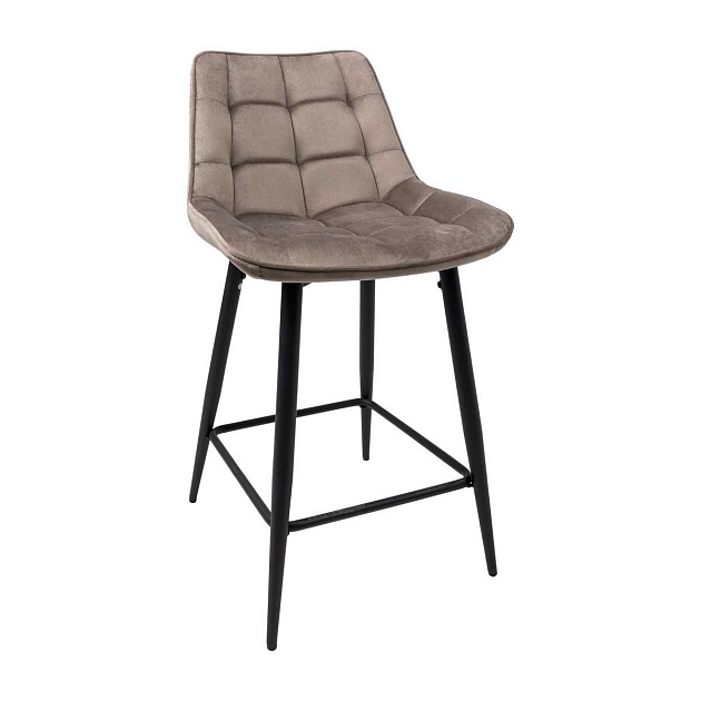 Полубарный стул AksHome Linx бежевый, велюр 86207 изображение 1 Полубарный стул AksHome Linx бежевый, велюр 86207 Фото № 1