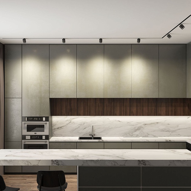 Трековый светодиодный светильник Denkirs Solid Ribe DK6400-BK Фото № 6