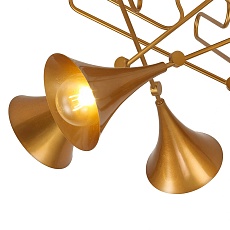 Потолочная люстра Mantra Jazz Pintura Oro 6352 1