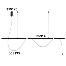 Светодиодный гибкий неон Novotech Konst Ramo 38W/m дневной белый 3 м 359133 2