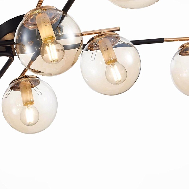 Потолочная люстра Evoluce LITERNO SLE106902-08 изображение 4 Потолочная люстра Evoluce LITERNO SLE106902-08 Фото № 4