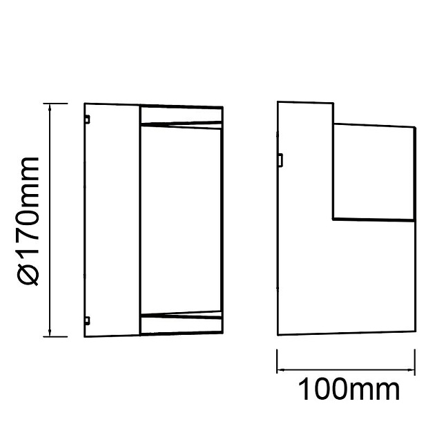 Уличный настенный светодиодный светильник Mantra Creek 8855 Фото № 2