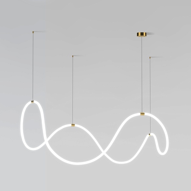 Подвесной светодиодный светильник Eurosvet 90288/1 латунь изображение 1 Подвесной светодиодный светильник Eurosvet 90288/1 латунь Фото № 1