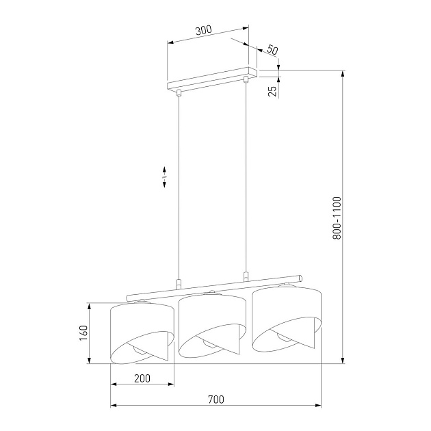 Подвесная люстра TK Lighting 4821 Grant White изображение 2 Подвесная люстра TK Lighting 4821 Grant White Фото № 2