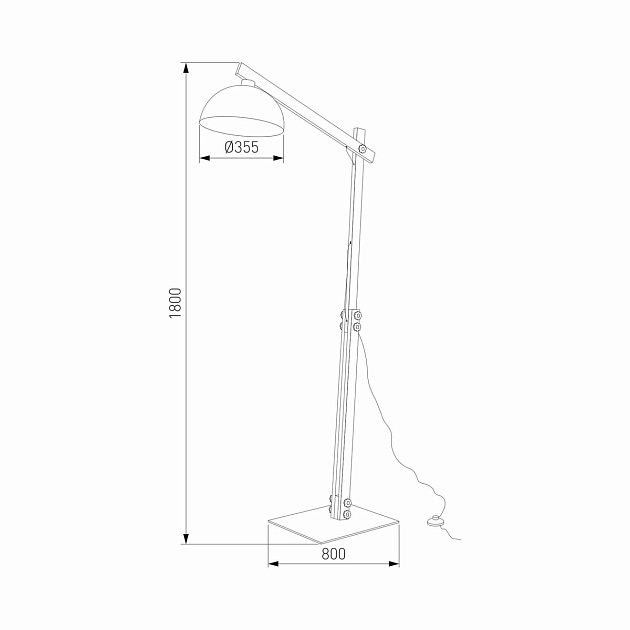 Торшер TK Lighting 6319 Oslo Фото № 2