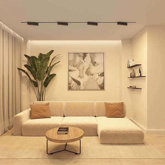 Трековый светодиодный светильник Denkirs Edder DK6434-BK Фото № 4