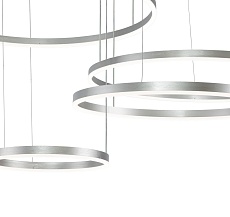 Подвесной светодиодный светильник Indigo Galass 14001/4P Silver V000016L 3