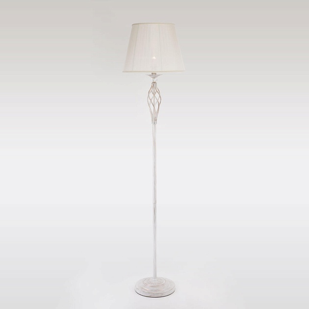 Торшер Eurosvet 01003/1 белый с золотом Фото № 1