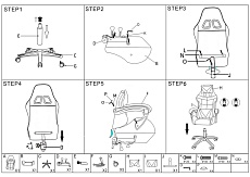 Игровое кресло Woodville Rodas 15242 1