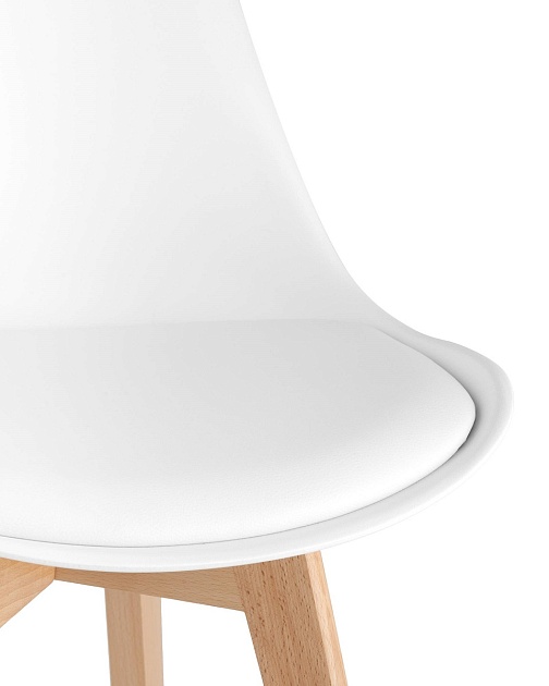 Кухонный стул Stool Group FRANKFURT белый дер. Ножки Y863 white изображение 5 Кухонный стул Stool Group FRANKFURT белый дер. Ножки Y863 white Фото № 5