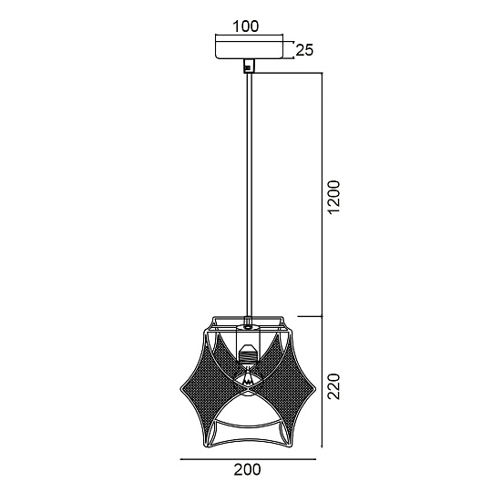 Подвесной светильник Vele Luce Spark VL6352P01 Фото № 5
