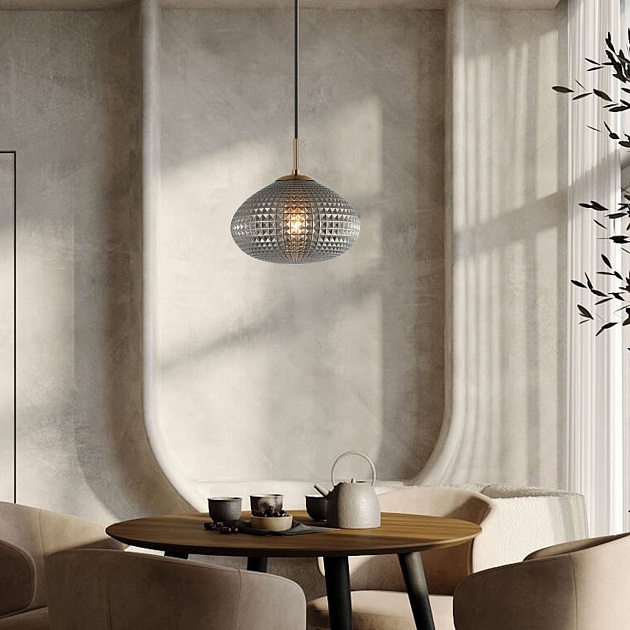 Подвесной светильник Eurosvet Gem 50263/1 серый изображение 6 Подвесной светильник Eurosvet Gem 50263/1 серый Фото № 6