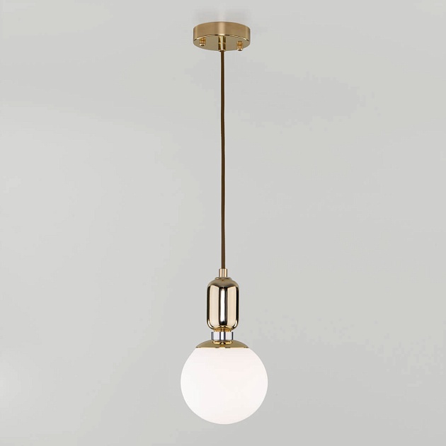 Подвесной светильник Eurosvet Bubble 50151/1 золото изображение 3 Подвесной светильник Eurosvet Bubble 50151/1 золото Фото № 3