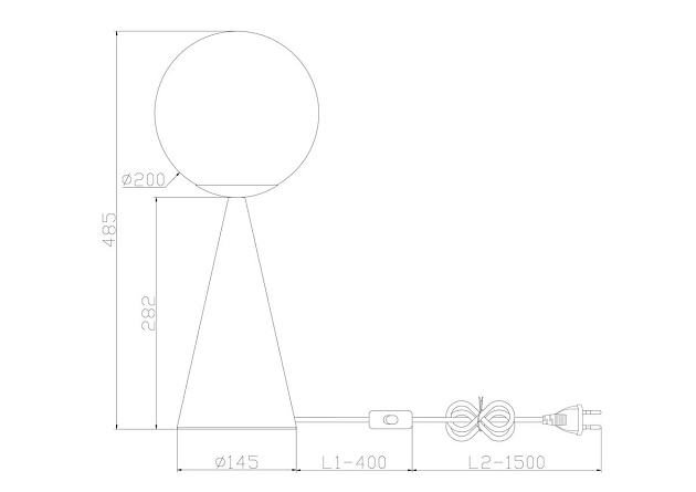 Настольная лампа Freya Glow FR5289TL-01BS Фото № 2