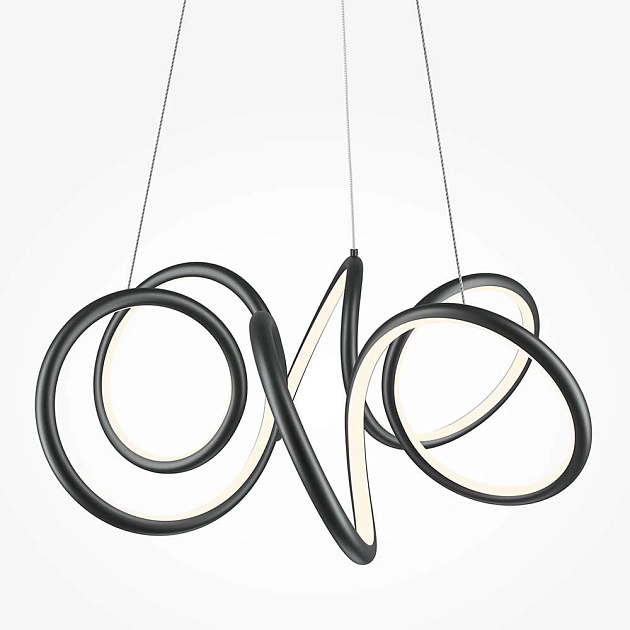 Подвесной светодиодный светильник Maytoni Curve MOD241PL-L60BK изображение 4 Подвесной светодиодный светильник Maytoni Curve MOD241PL-L60BK Фото № 4