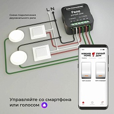 Реле Wi-Fi Elektrostandard 76007/00 4690389185083 5