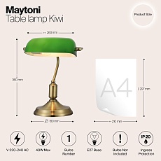 Настольная лампа Maytoni Kiwi Z153-TL-01-BS 1
