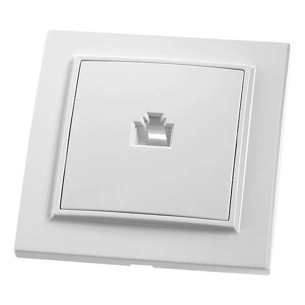 Розетка компьютерная Feron Stekker Эрна белый PST00900701 39047 изображение 1 Розетка компьютерная Feron Stekker Эрна белый PST00900701 39047 Фото № 1