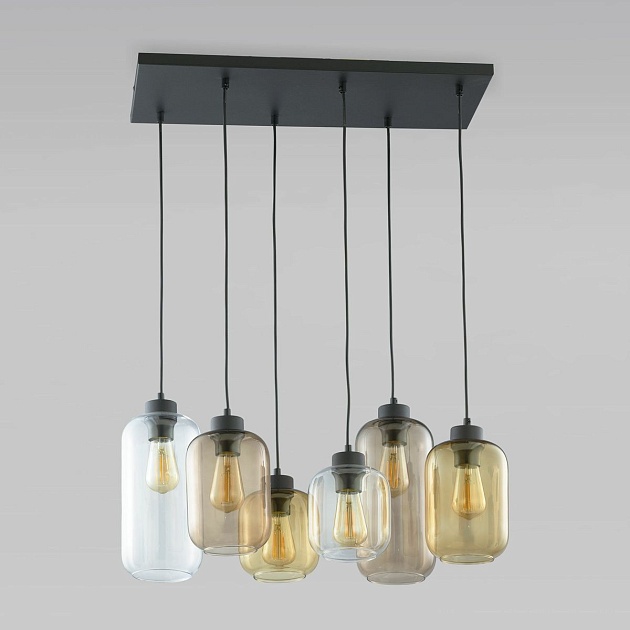 Подвесная люстра TK Lighting 3176 Marco Brown Фото № 1