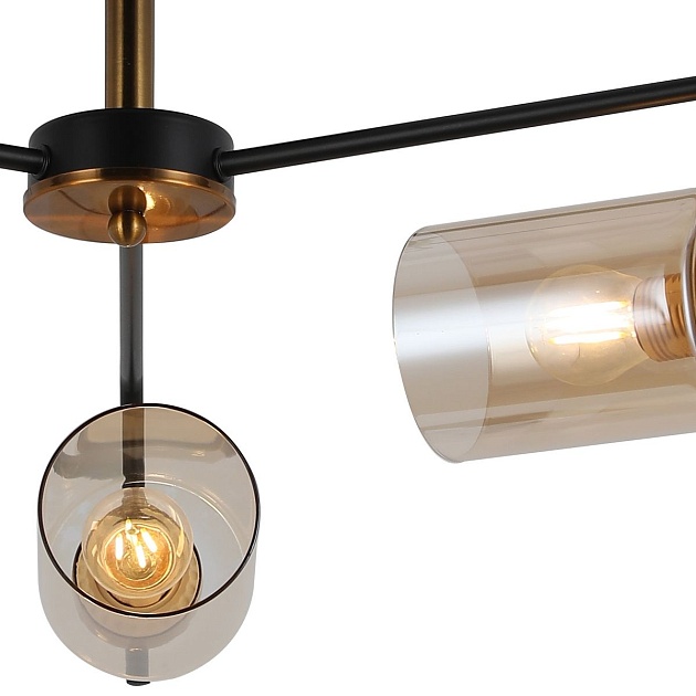 Потолочная люстра Illumico IL8248-3COU-79 BK GD изображение 3 Потолочная люстра Illumico IL8248-3COU-79 BK GD Фото № 3