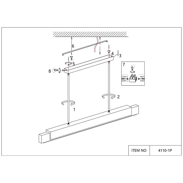 Подвесной светодиодный светильник Favourite Magestic 4110-1P изображение 2 Подвесной светодиодный светильник Favourite Magestic 4110-1P Фото № 2