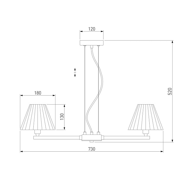 Подвесная люстра Eurosvet Peony 60136/6 хром/графит изображение 3 Подвесная люстра Eurosvet Peony 60136/6 хром/графит Фото № 3
