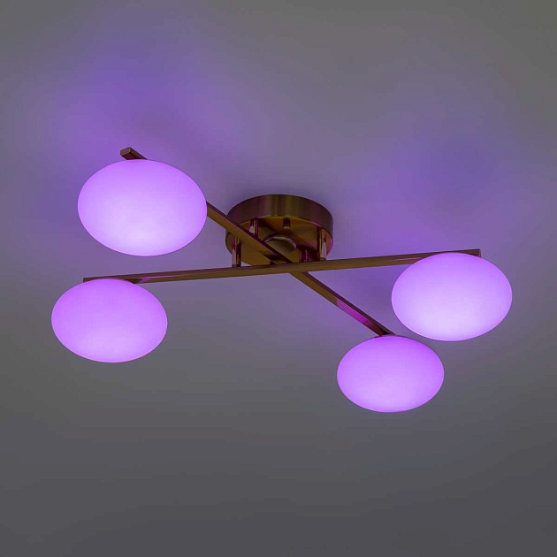 Потолочная светодиодная люстра Citilux Atman Smart CL226A143 изображение 4 Потолочная светодиодная люстра Citilux Atman Smart CL226A143 Фото № 4