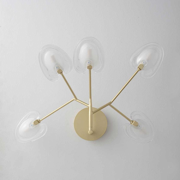 Бра Crystal Lux SOLE AP5 GOLD Фото № 5