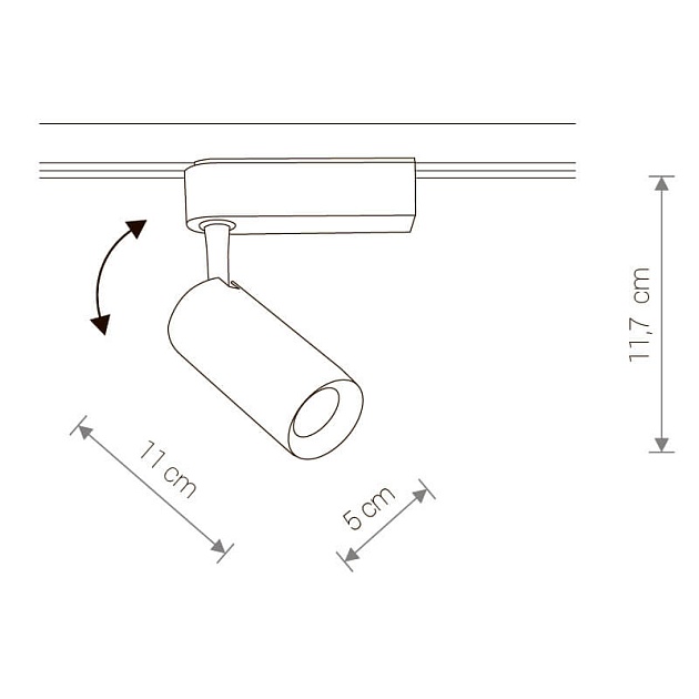 Трековый светодиодный светильник Nowodvorski Profile Iris 9001 Фото № 2