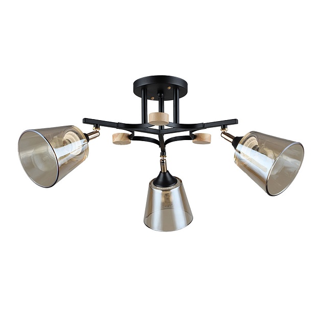 Потолочная люстра Arte Lamp GLASSY A5078PL-3BK Фото № 1