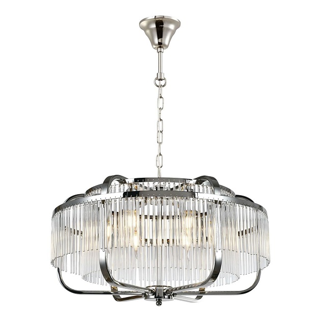 Подвесная люстра iLamp Qeens P9574-6 CR+CL Фото № 1