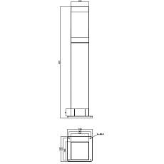 Ландшафтный светильник Deko-Light Socket Tower Kukui Puka 733067 4