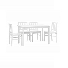 Обеденная группа Stool Group INGRID массив гевеи белый MH750+MH52088 WX4