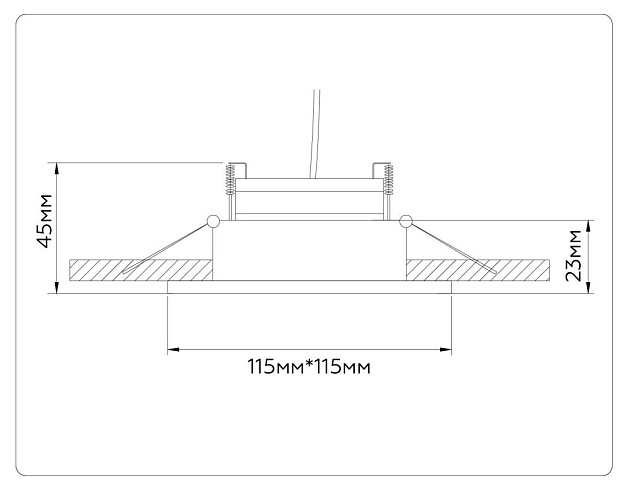Встраиваемый светильник Ambrella light TECHNO SPOT TN51916 Фото № 6