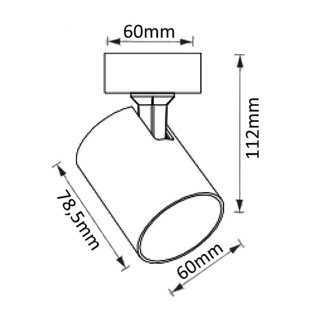Спот Crystal Lux CLT 017CW1R WH Фото № 2