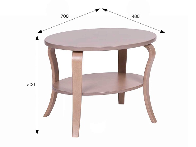 Журнальный стол Мебелик Аверно 007516 Фото № 3