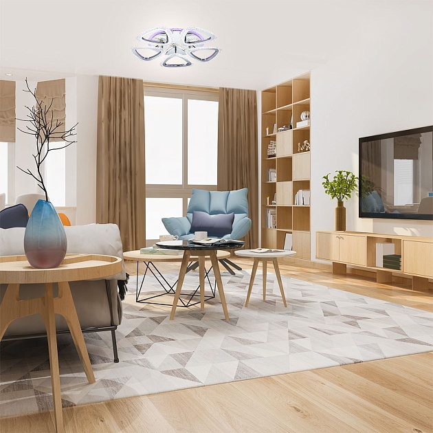 Потолочная светодиодная люстра Escada Candy 10221/5LED BL Фото № 7