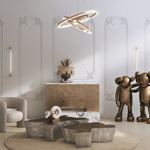 Подвесной светодиодный светильник Maytoni Rim MOD058PL-L74BSK изображение 5 Подвесной светодиодный светильник Maytoni Rim MOD058PL-L74BSK Фото № 5