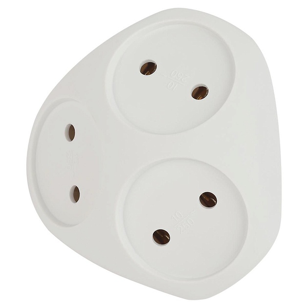 Сетевой разветвитель ЭРА SPx-3-W Б0053481 Фото № 1