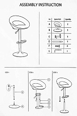 Барный стул Woodville Oazis 1551 1